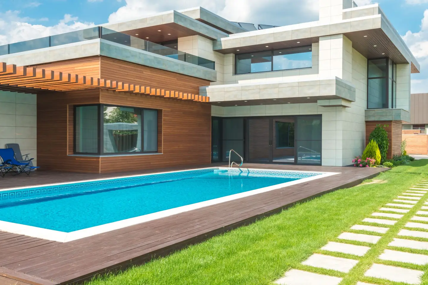 Swimming pool built in Rivertree, NSW